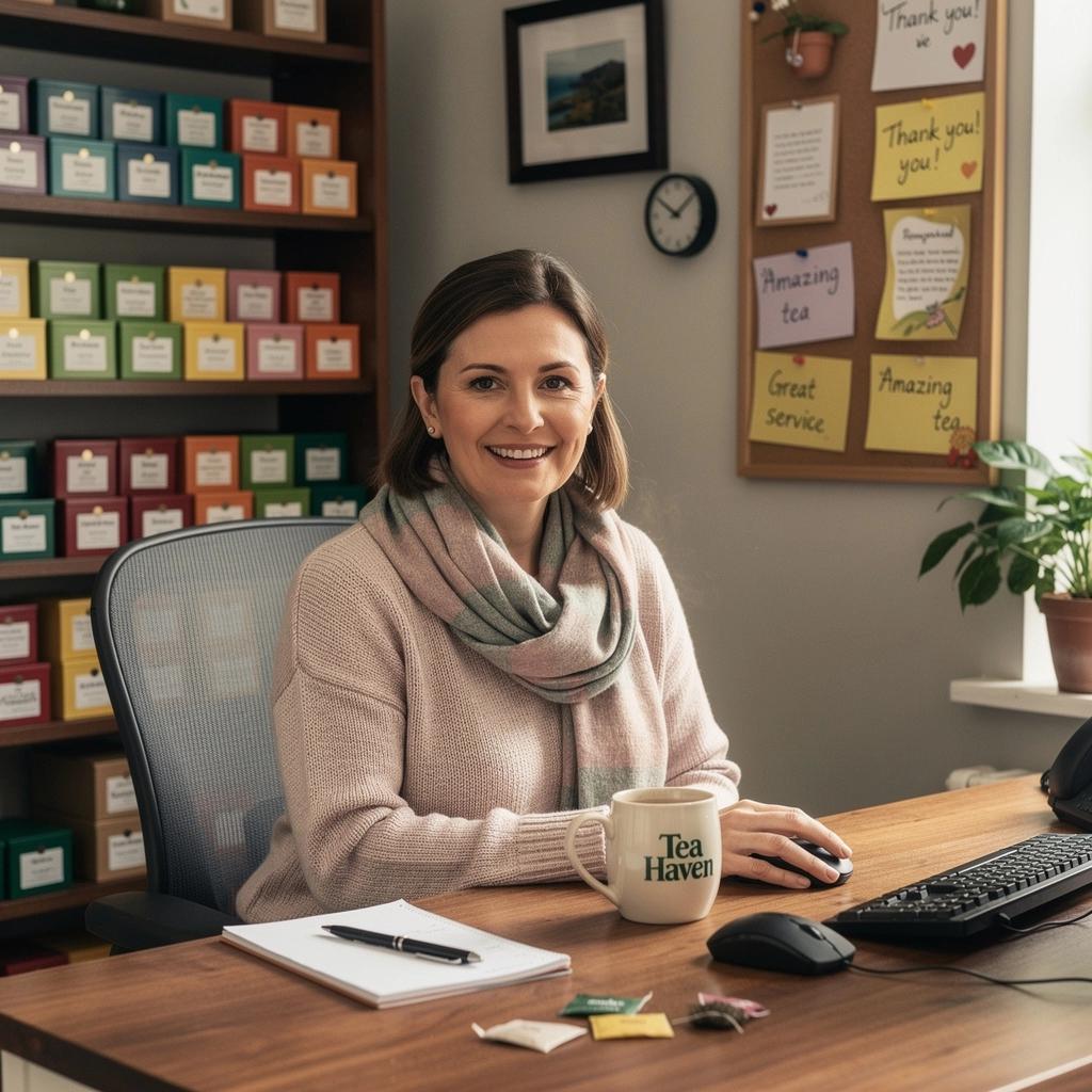 Csokoládés rooibos tea, mellette egy csésze sült keksz.